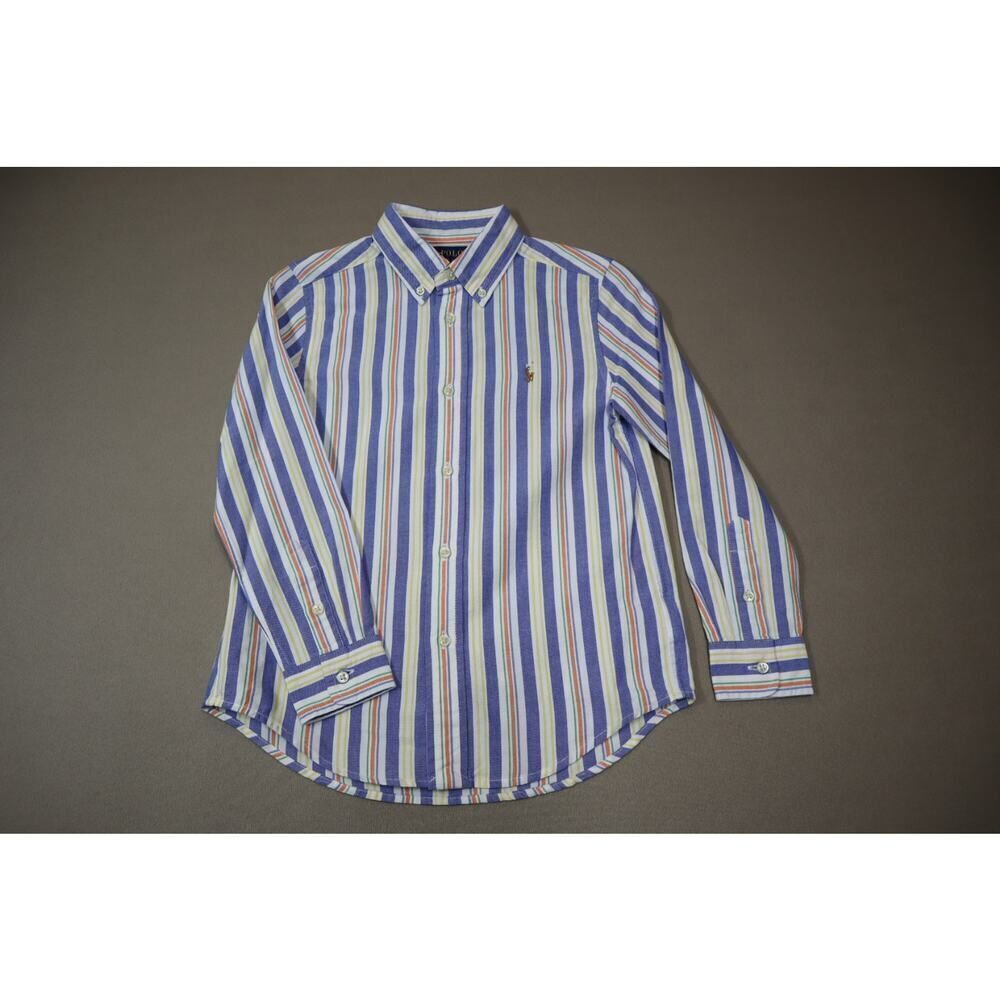 Polo Ralph Lauren Boys Multi Color Button Down Shirt Size 6